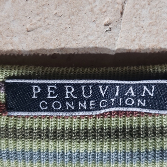 Peruvian Collection Green Sweater Large Super Soft - Picture 5 of 8
